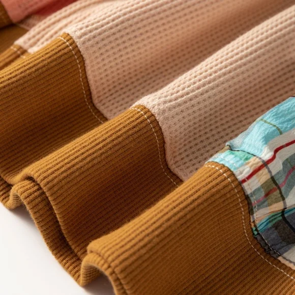 Colorful Patchwork Women's Sweater NIB - Picture 7 of 8